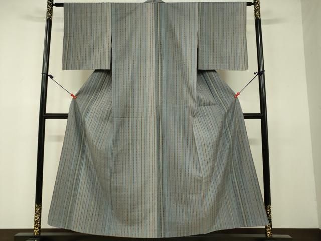 平和屋着物□上質な紬 間道 胴抜き仕立て 正絹 逸品 DAAS8501qp