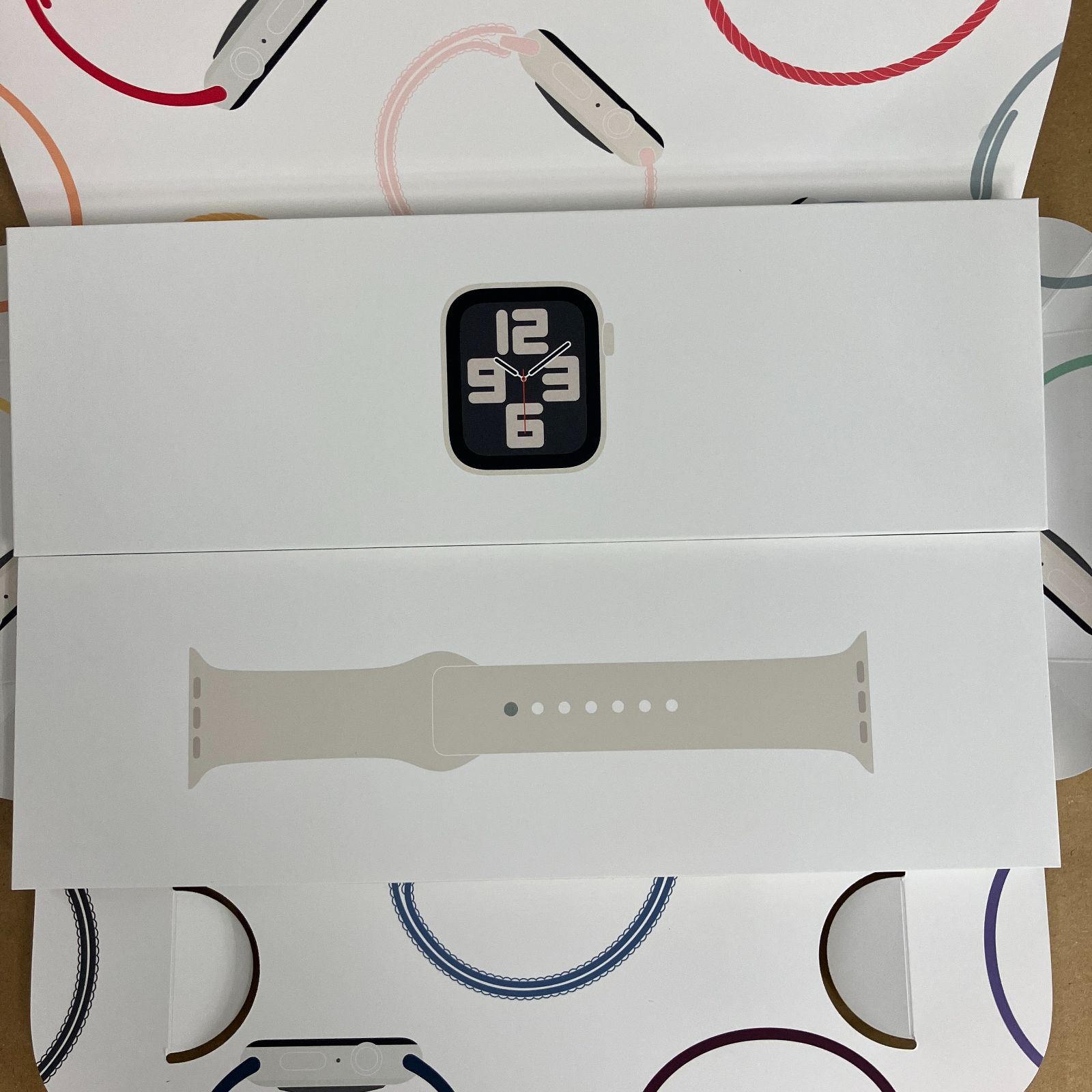KZ-0315 Apple Watch SE GPS 40mm スターライトアルミニウムケース スターライトスポーツバンド S M