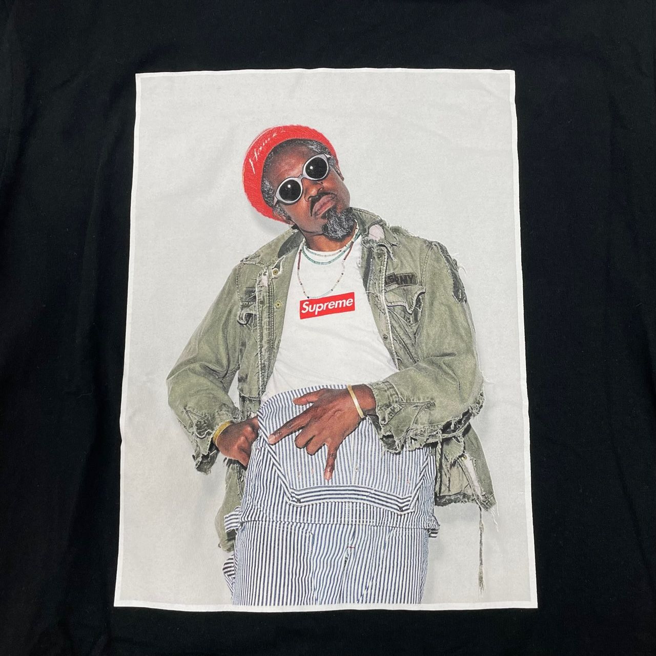 SUPREME 22AW Andre 3000 Tee アンドレ スリーサウザント ロゴ フォト