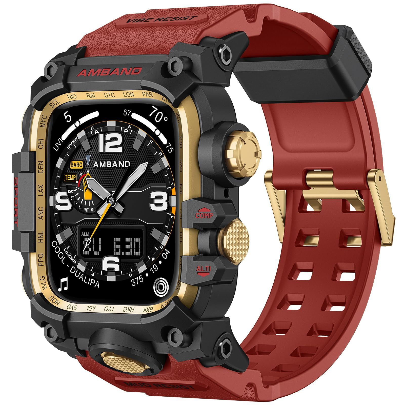 Apple Watch シリーズ9レッドバンド付き 印象深かっ 