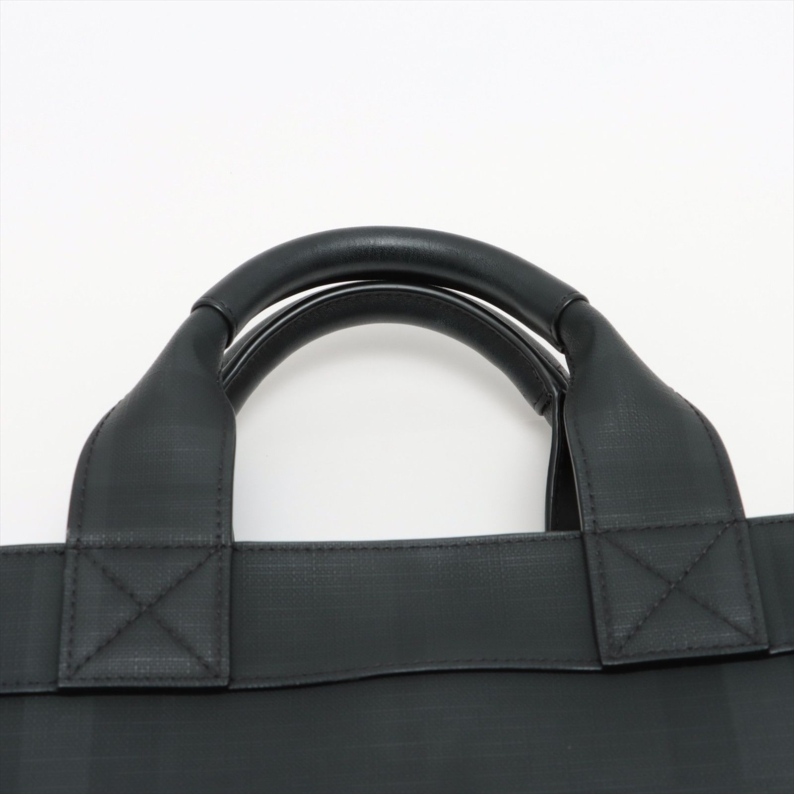 美品 バーバリー ロゴ ロンドン チェック 2WAY ビジネス バッグ 斜め 