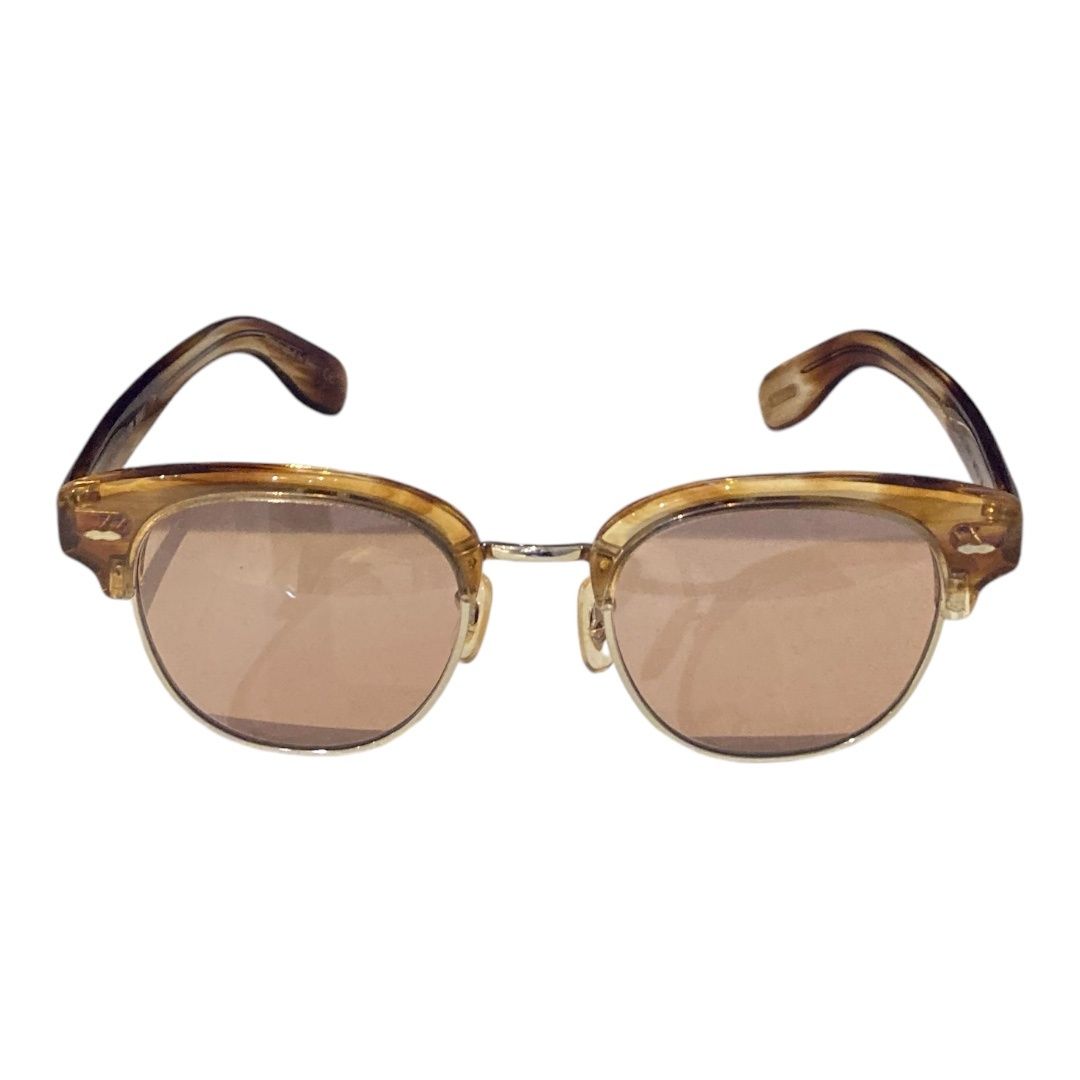 OLIVER PEOPLES オリバーピープルズ ゴールド Y2K サングラス オリバーピープルズ OLIVER PEOPLES サングラス レディース