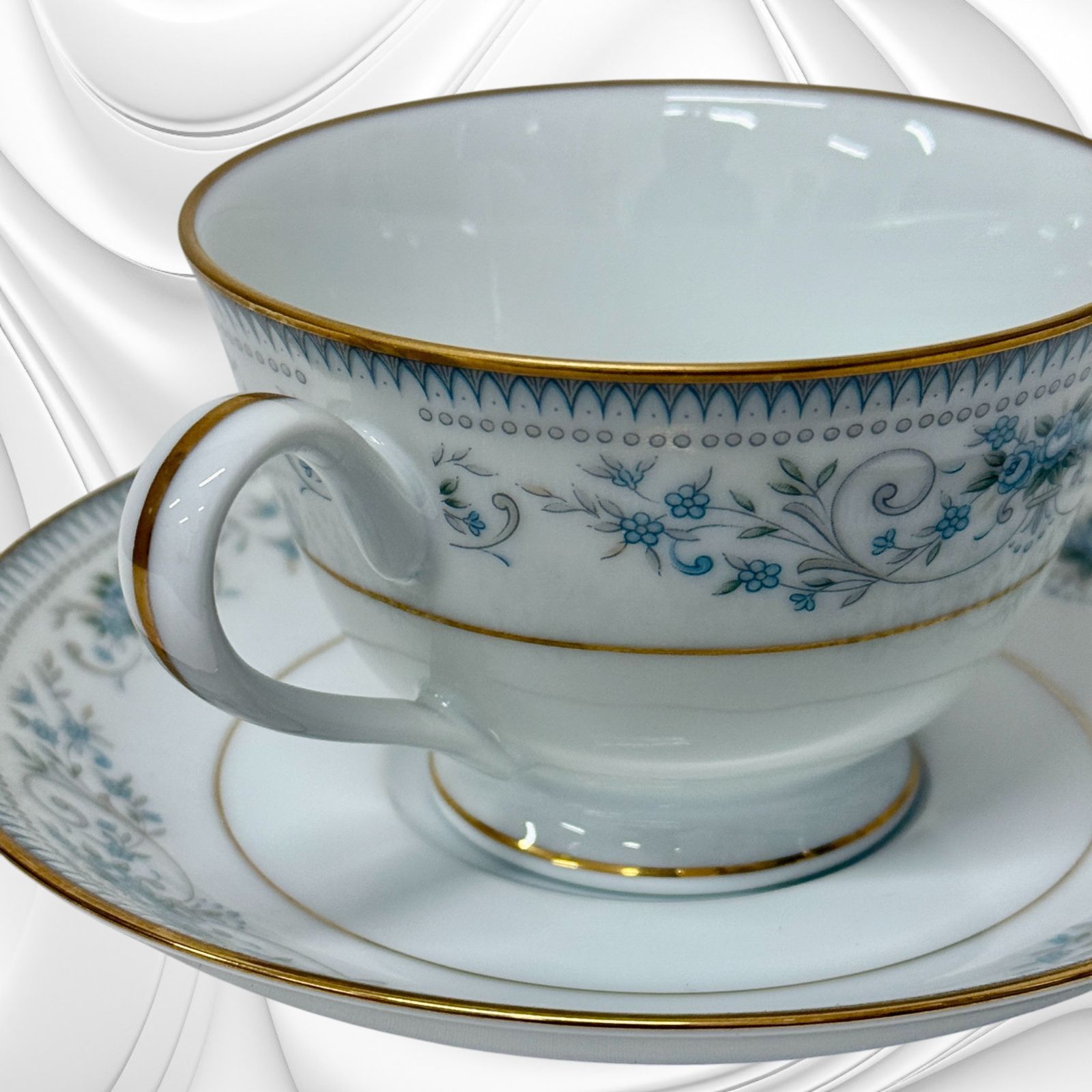 Noritake カップ&ソーサー 6客セット ノリタケNobel2600 金彩 