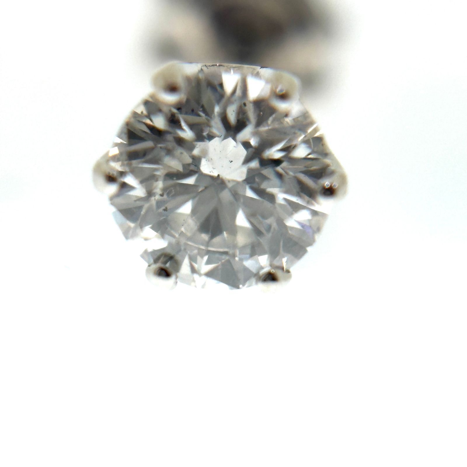 カンカン様専用 新品仕上げ済 Pt900 ダイヤモンドピアス 0.25ct/0.25ct 
