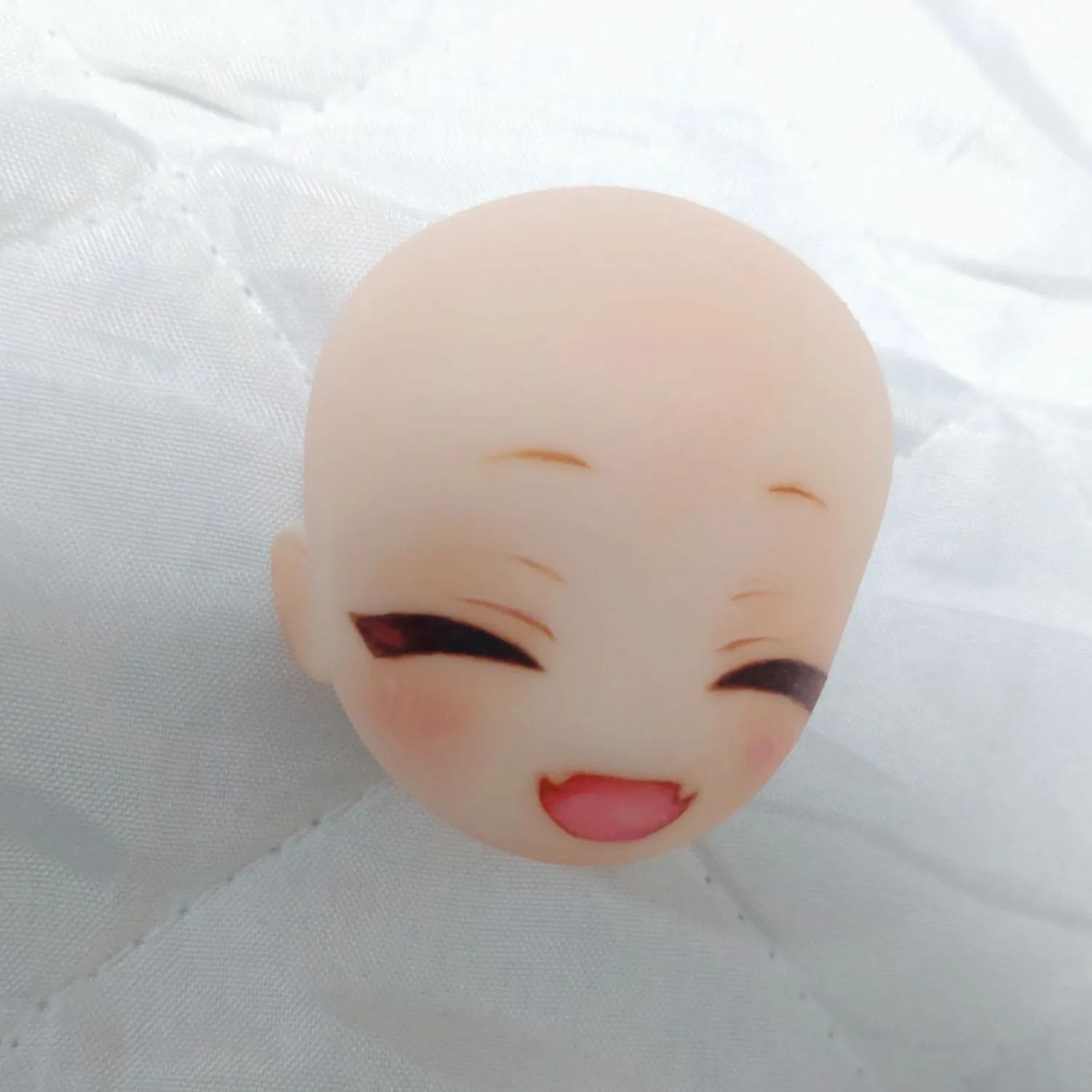 セリアドール ベビー ヘッド大 cat seria doll head baby - 人形