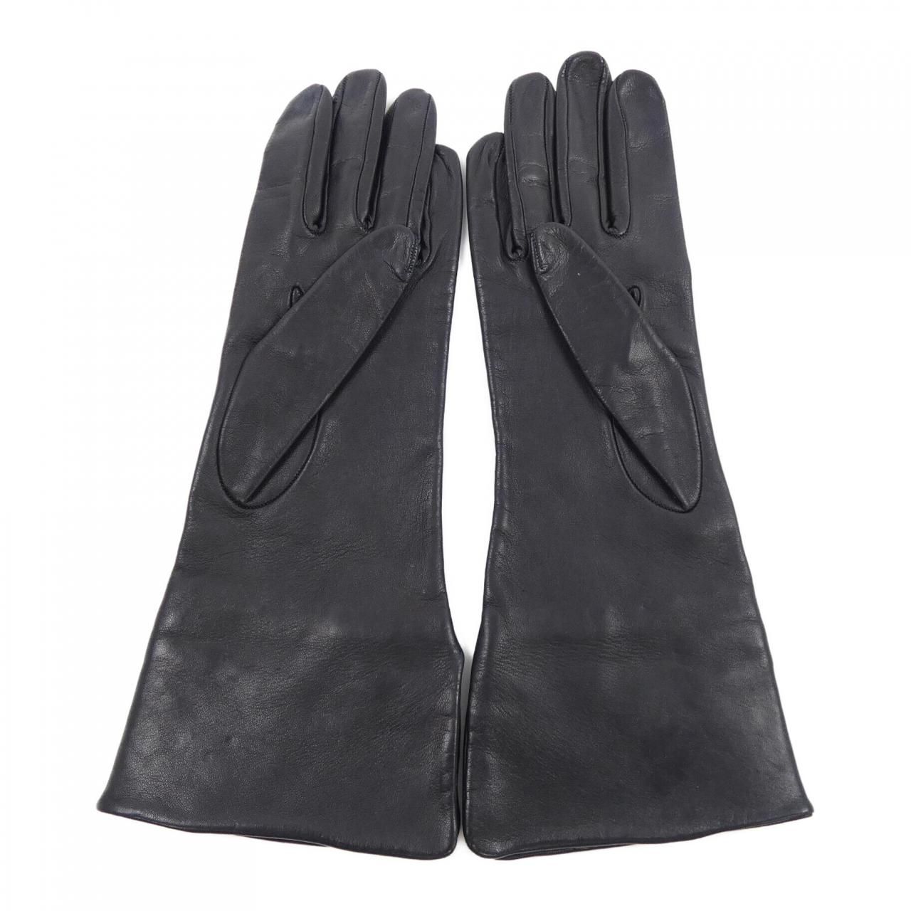 Sermoneta SERMONETA Gloves 手袋 グローブ 5本指 本革 レザー 赤