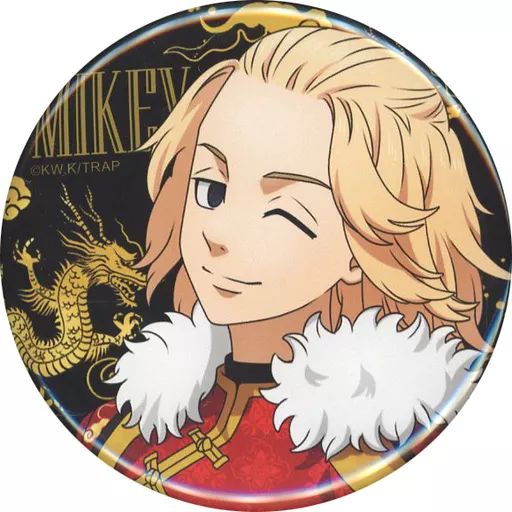 バッジ・ピンズ 佐野万次郎(マイキー/レッド) 描き下ろし缶