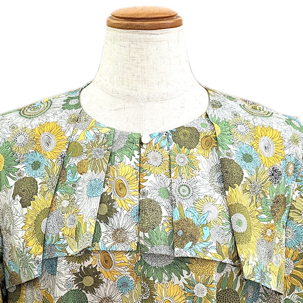 【SALE】J.Sloane ジェイスローアン  LIBERTY リバティハンカチーフブラウス半袖 サイズ(M) 品番(SH2522034) col.2 返品不可 J.Sloane 【SALE】J.Sloane ジェイスローアン LIBERTY リバティ