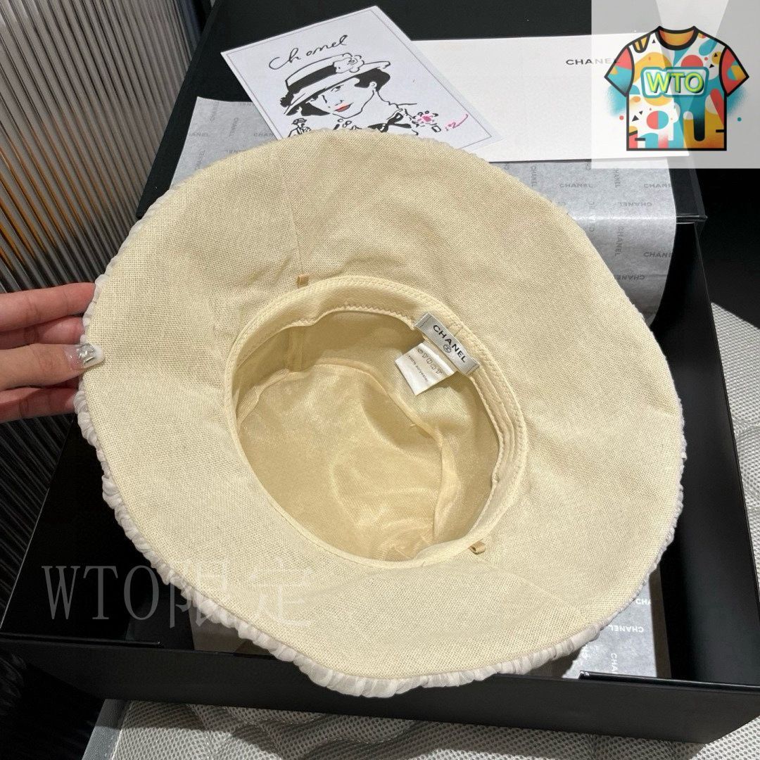今日特価】Chanel 新着 折りたたみ可能な サンバケットハット