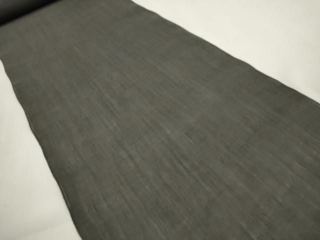 平和屋着物＊夏物 小紋 ちぢみ織 反物 着尺 墨色 ♥ DAAW7551zzz