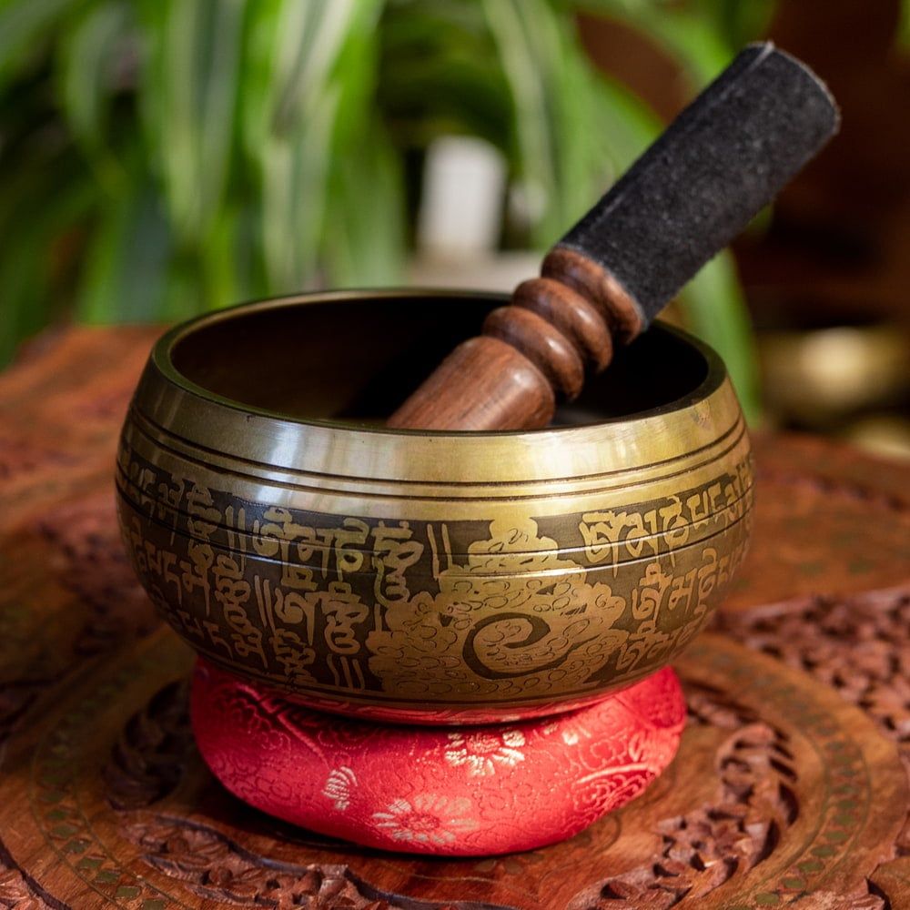 フルムーンボウル B♭ 15cm シンギングボウル ネパール チベット ヨガ