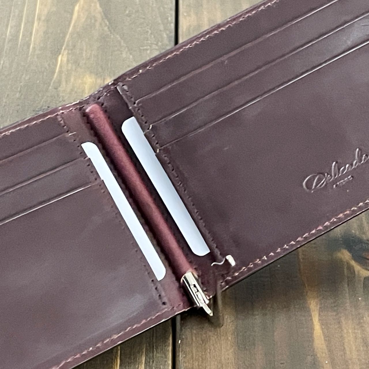 HORWEEN ホーウィン シェルコードバン マネークリップ スタンプ - メルカリ