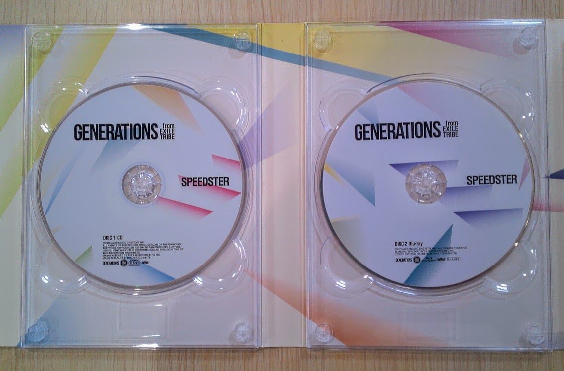 ◇◇◇GENERATIONS from EXILE TRIBE SPEEDSTER【CD＋Blue-ray