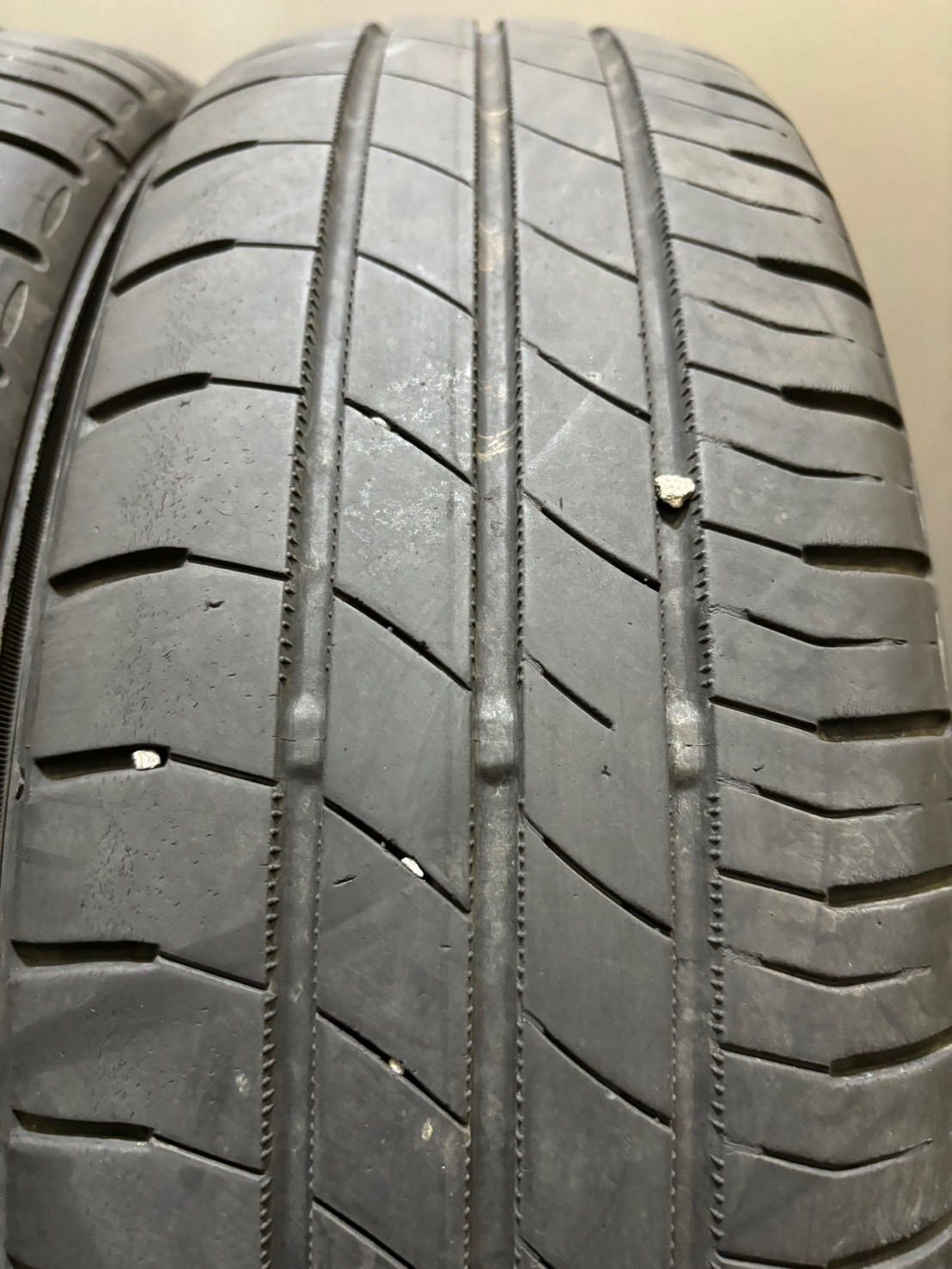 ★165/55R15 DUNLOP/LE MANS V 21年製 AME シュタイナー 15インチ 4.5J +45 100 4H 夏タイヤ サマータイヤ4本 N-BOX スペーシア (南1-G862)