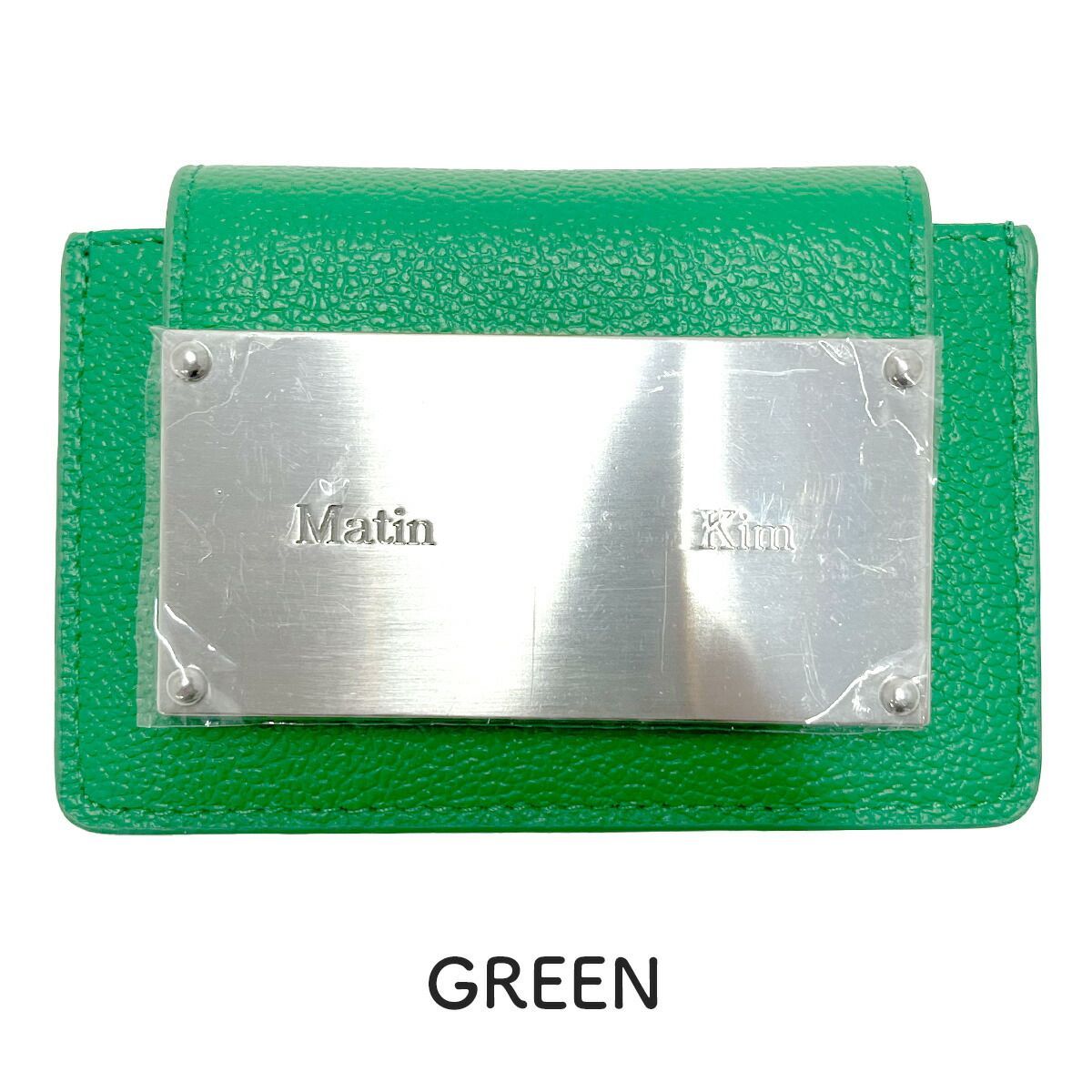 新品】Matin Kim ミニ財布 マーティンキム ACCORDION WALLET ロゴ