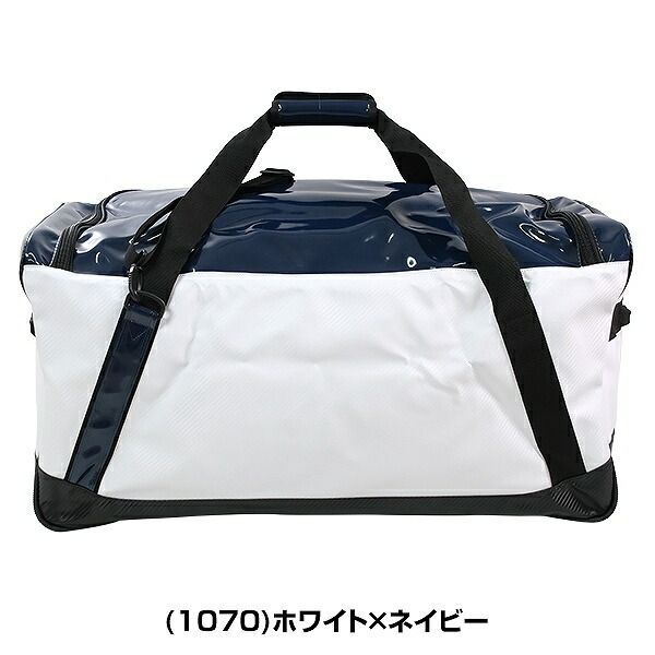 エスエスケイ ボールケース エナメルボールバッグ ホワイト×Dブルー(1063)