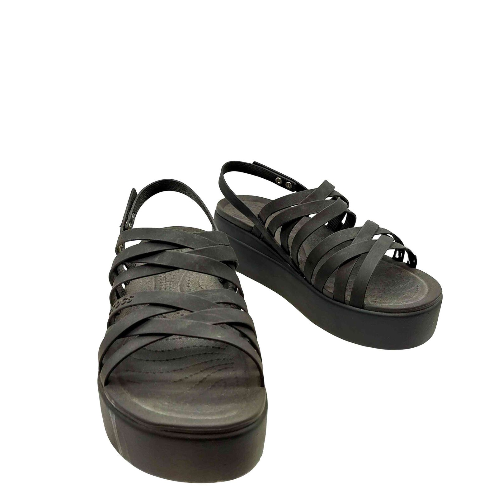 クロックス crocs BROOKLYN STRAPPY LOW WEDGE ブルックリン