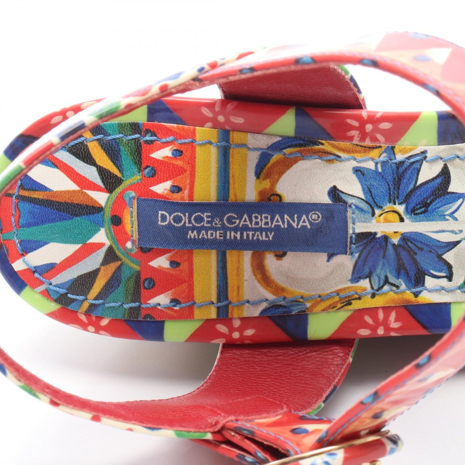 ドルチェアンドガッバーナ DOLCE & GABBANA サンダル パテント