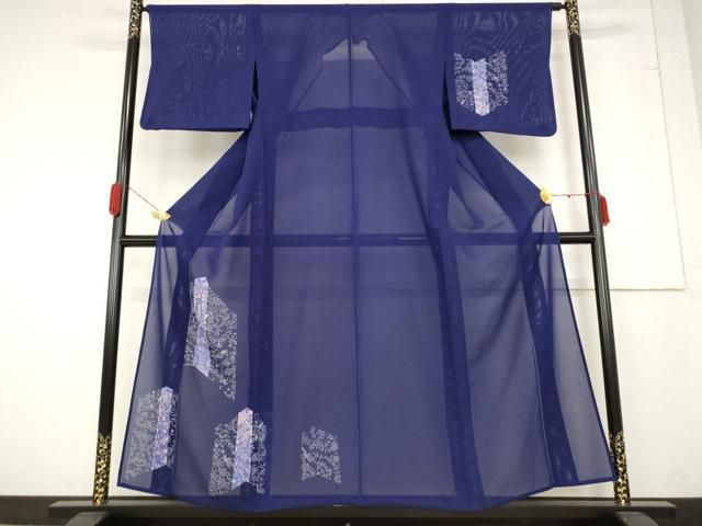 平和屋着物＊夏物　訪問着　絽　草花文　正絹　逸品　AABA6834st 平和屋着物＊夏物 訪問着 絽 草花文 正絹 逸品 AABA6834st - メルカリ