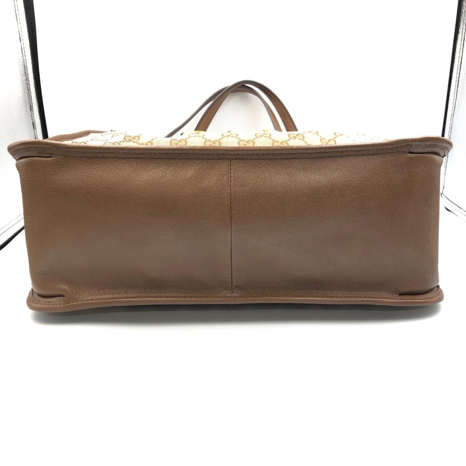 グッチ GGキャンバス ホースビット 1955 トートバッグ 623694 ベージュ