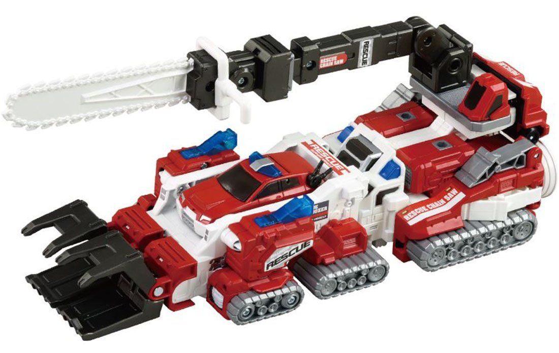 トミカ ハイパーレスキュー ドライブヘッド サポートビークル レスキューブルドーザー&レスキューチェーンソー ドッキングモードセット