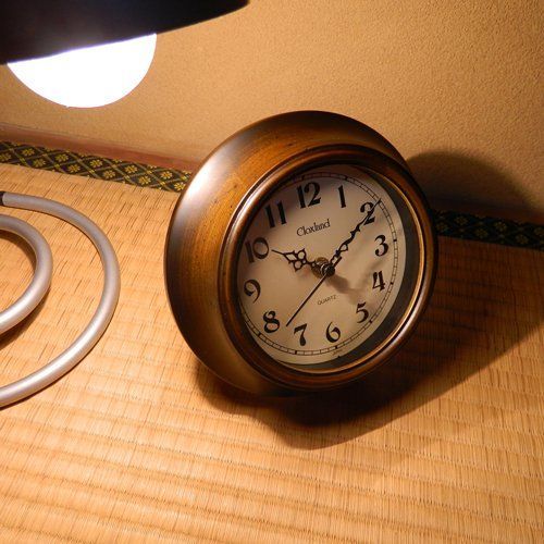 お客様のお気にいる商品を! アンティークブラウン Φ17.5×4.5cm 掛け時計 さんてる Suntel あなたの夢を実現する