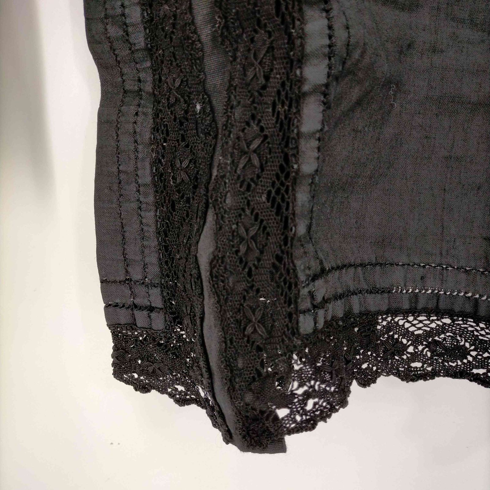 タオコムデギャルソン tao COMME des GARCONS レース切替 七分丈 タオコムデギャルソン tao COMME des GARCONS レース切替 七分丈