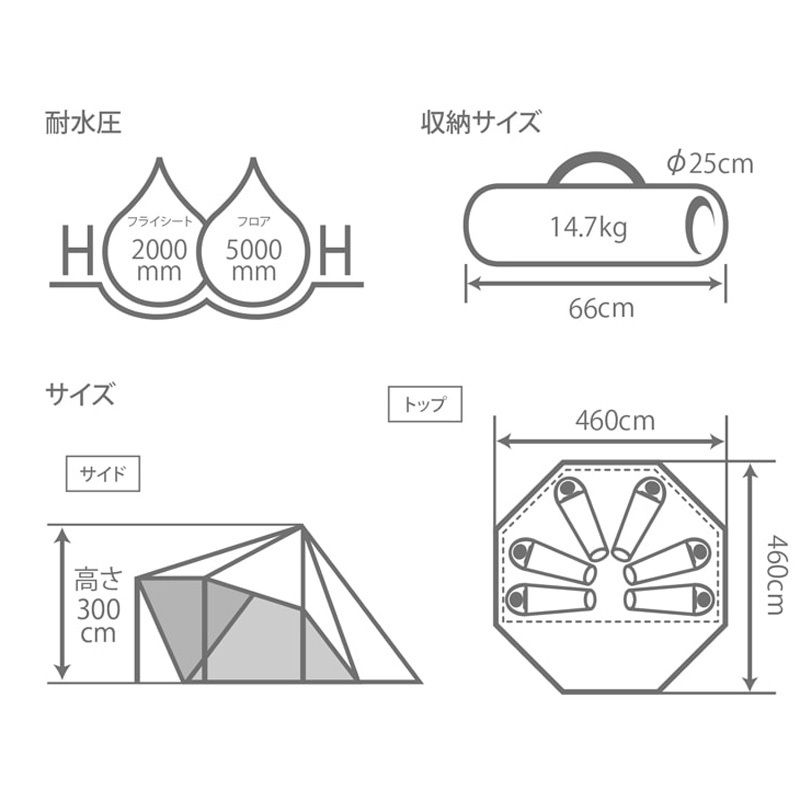 ヤドカリテント