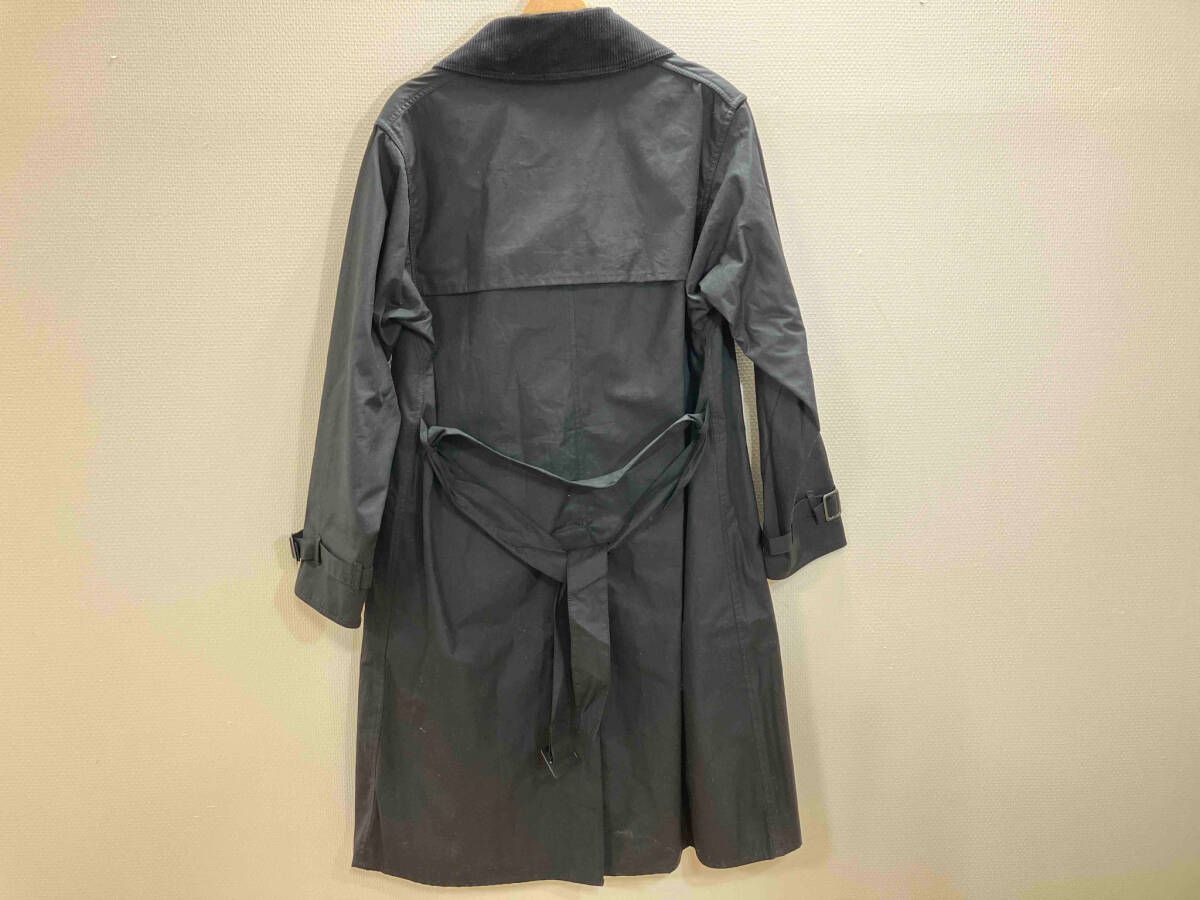 ☪ コート ブラック BARBOUR whitley mwx1014 トレンチスタイル トレンチタイプコート ブラック 36