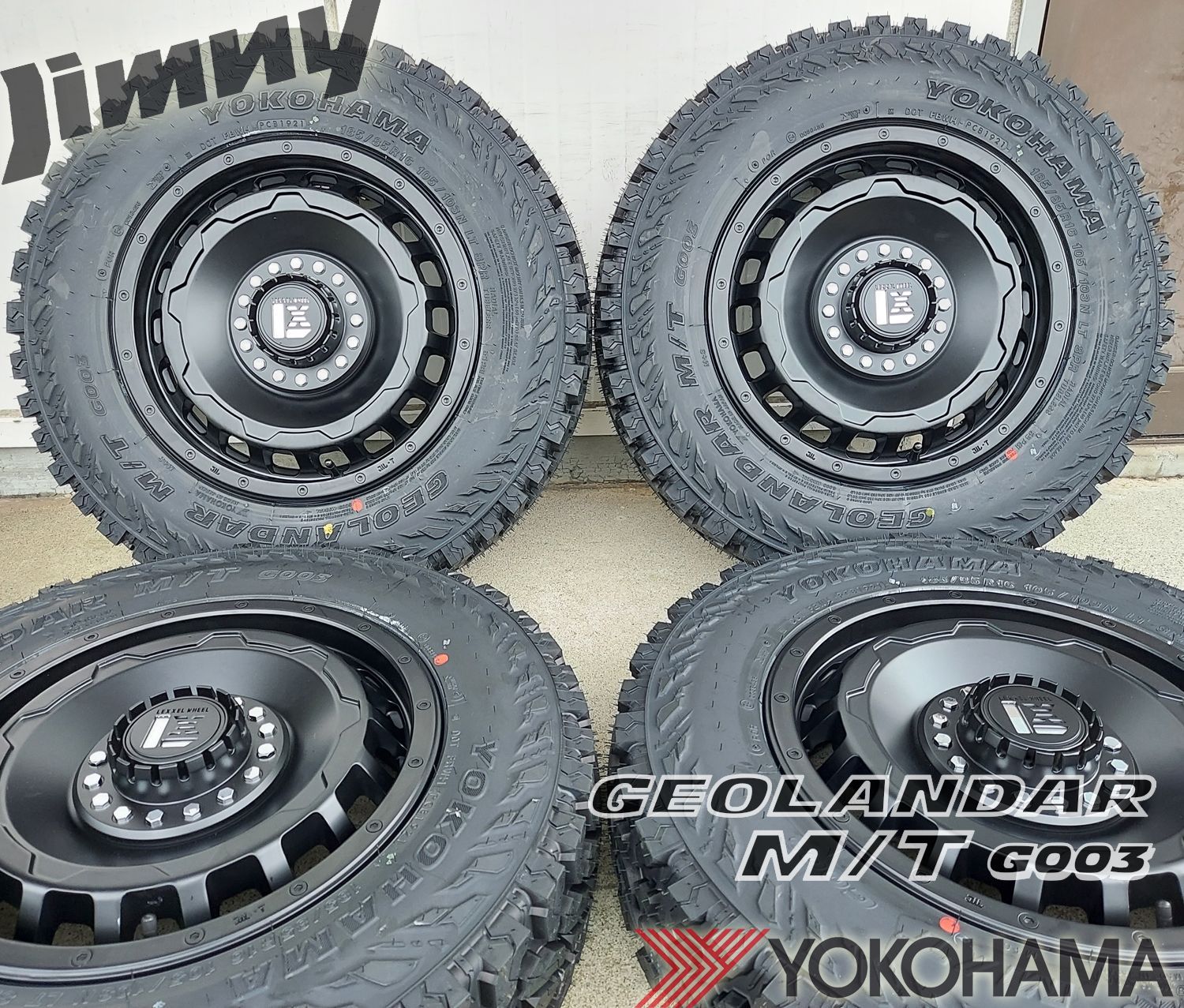 正規品SALEジムニー JB64 JB23 JA LEXXEL ヨコハマ ジオランダー MT G003 185/85R16 175/80R16 195R16 タイヤホイールセット 16インチ マッドタイヤ ラジアルタイヤ