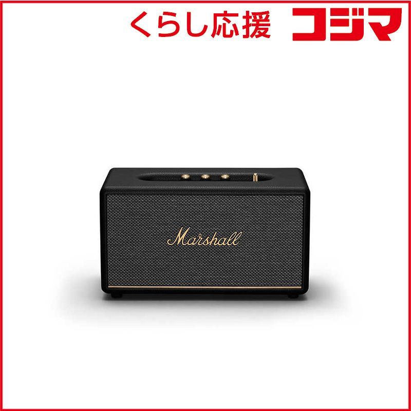MARSHALL ブルートゥーススピーカー ブラック Bluetooth対応 STANMORE3BTBLACK