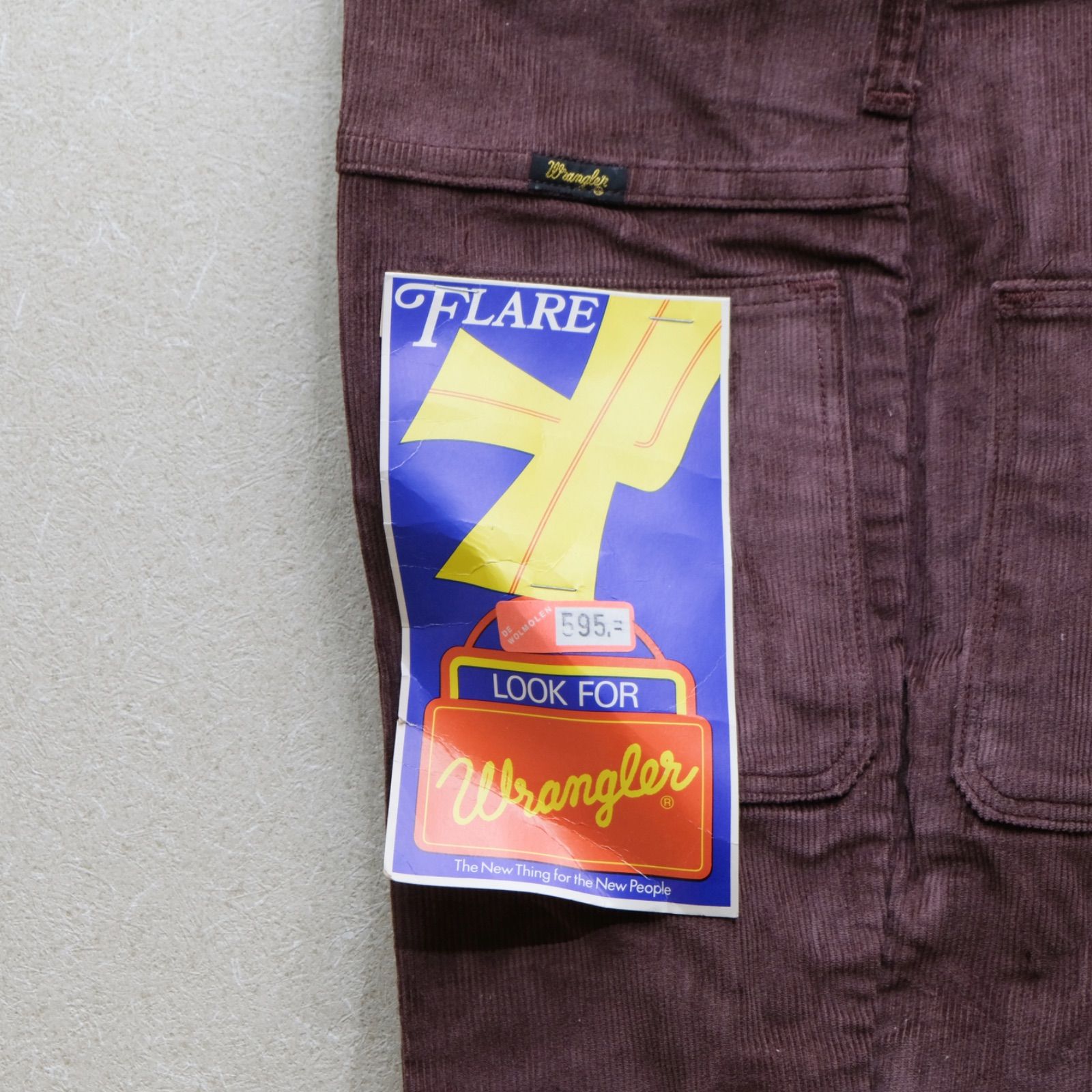 デッドストック】 70's Wrangler コーデュロイ フレアパンツ