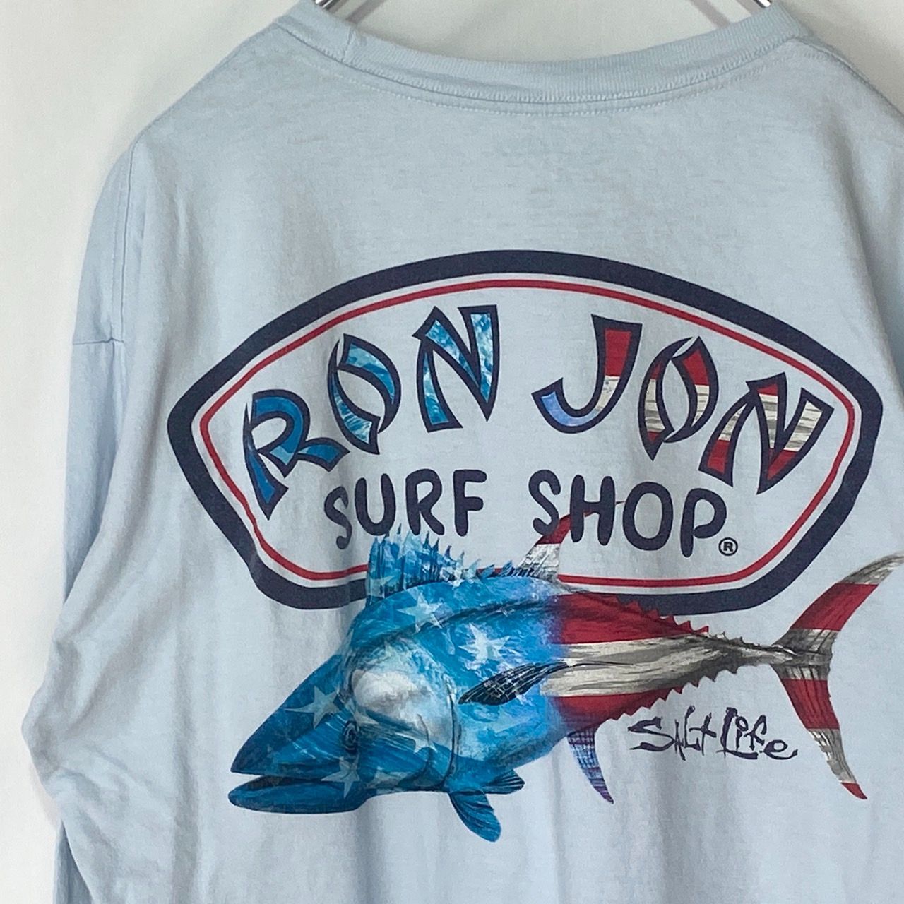 ▽11/23値下げしました▽☆美品☆ RON JON ロンジョン ロンT M ブルー 胸プリ バックプリント 袖プリ ストリート系 Y2K US古着  アメリカ USA WN2275 - メルカリ