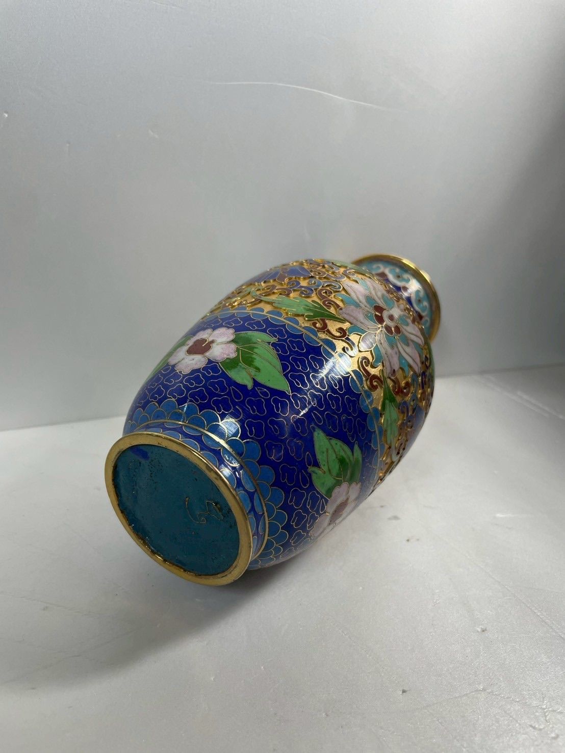 中国　七宝焼花瓶 七宝焼 花瓶 中国美術品 - メルカリ