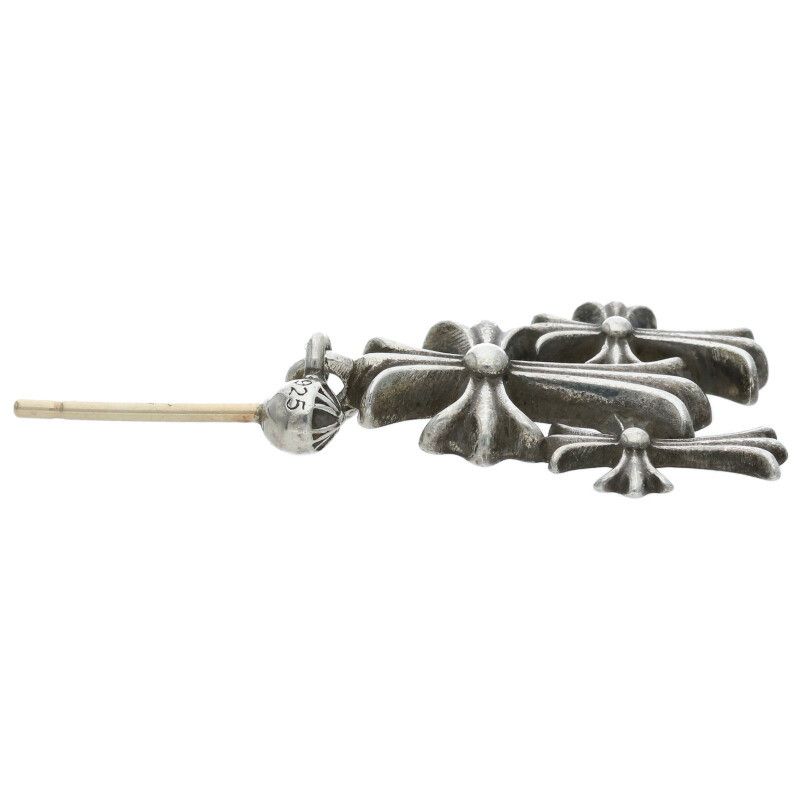 クロムハーツ 3 CH CROSS DROP トリプルCHクロスピアス CHROME HEARTS クロムハーツ 3CH CROSS DROP トリプルクロス 3