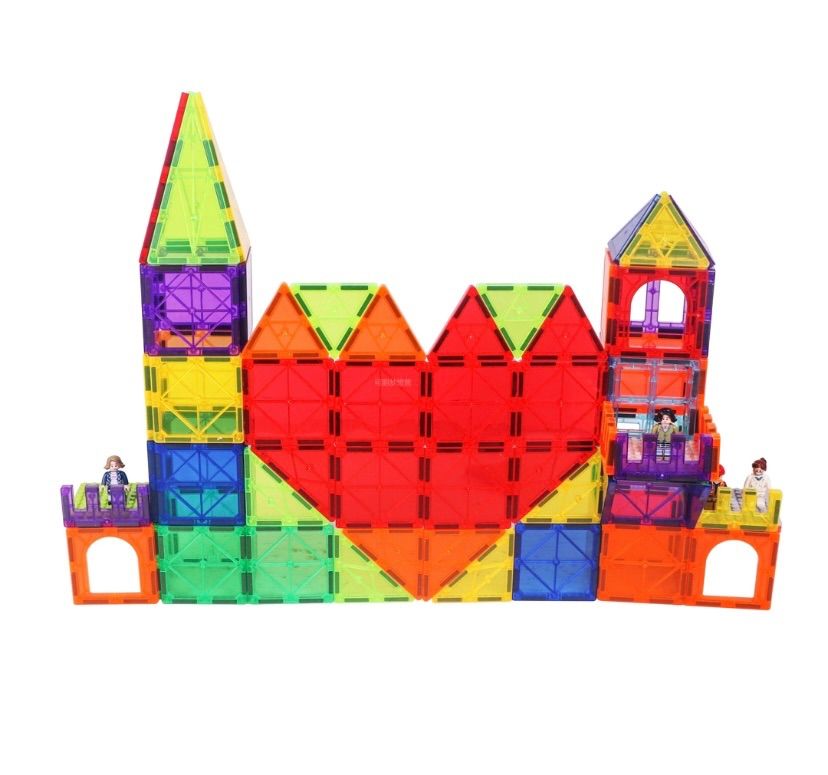 お得！2セット売り】【知恵ピタゴラス】202パーツ不思議な磁石でピタッ  