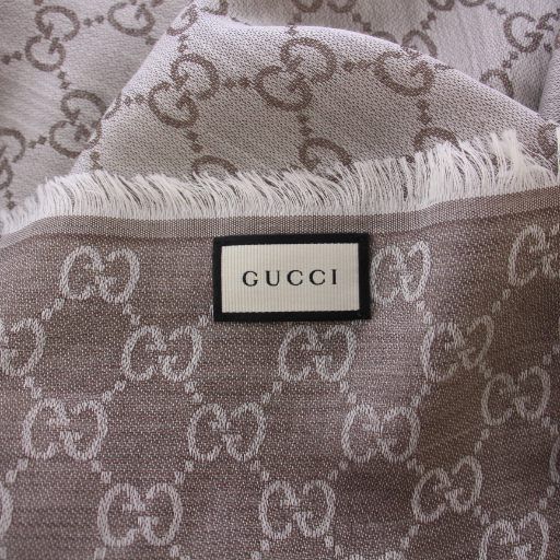 グッチ(GUCCI) ストール グッチ GUCCI ストール ショール GG柄 ウールシルク 140×140cm