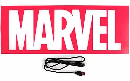 家電サプライ　ロゴ・ライトボックス 「MARVEL」 アベンジャーズ/エンドゲーム エクスクルーシブ・ストア by ホットトイズ限定 中古】家電サプライ ロゴ・ライトボックス 「MARVEL