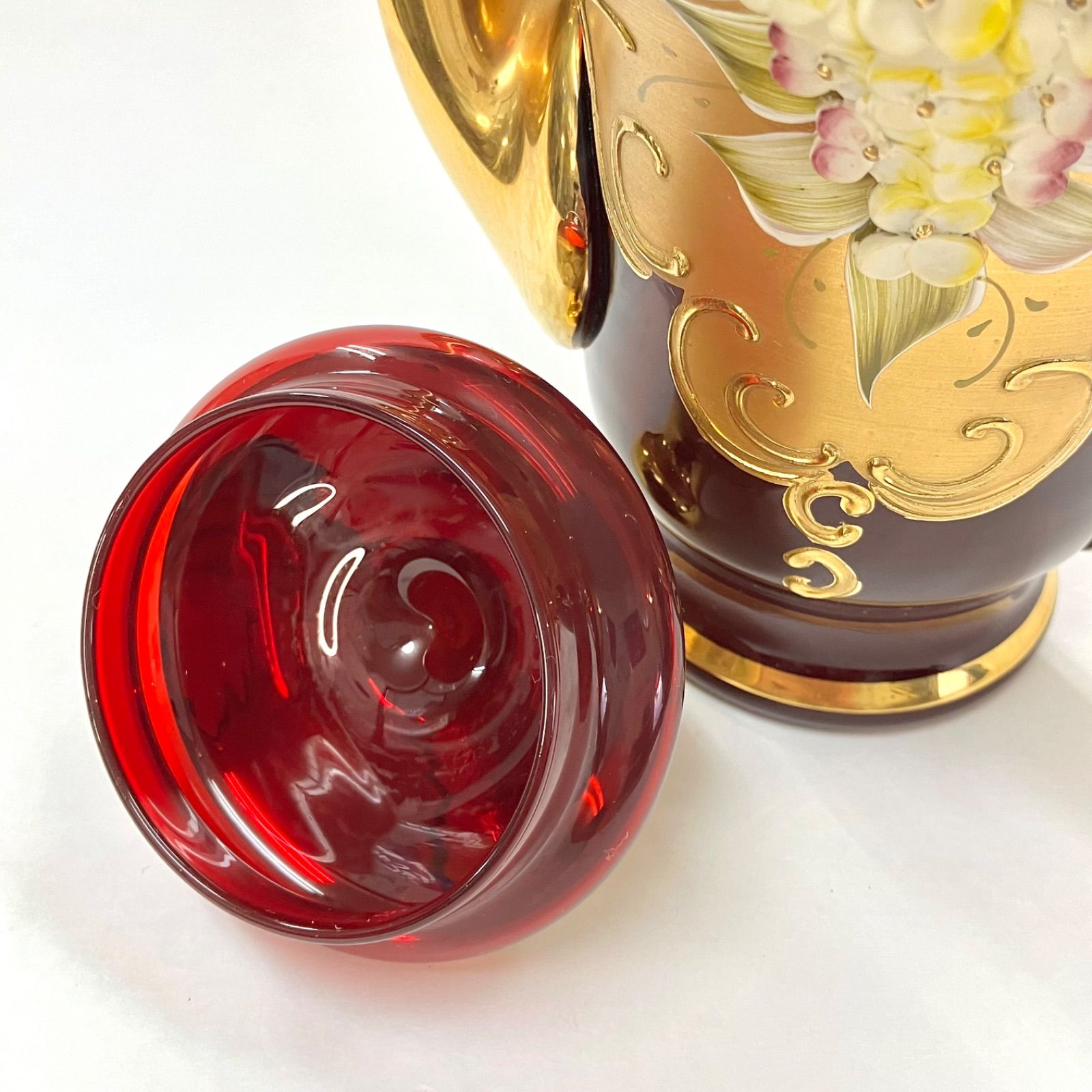 上美品⭐️ベネチアングラス-G】 『ティーポット』 ムラーノガラス 