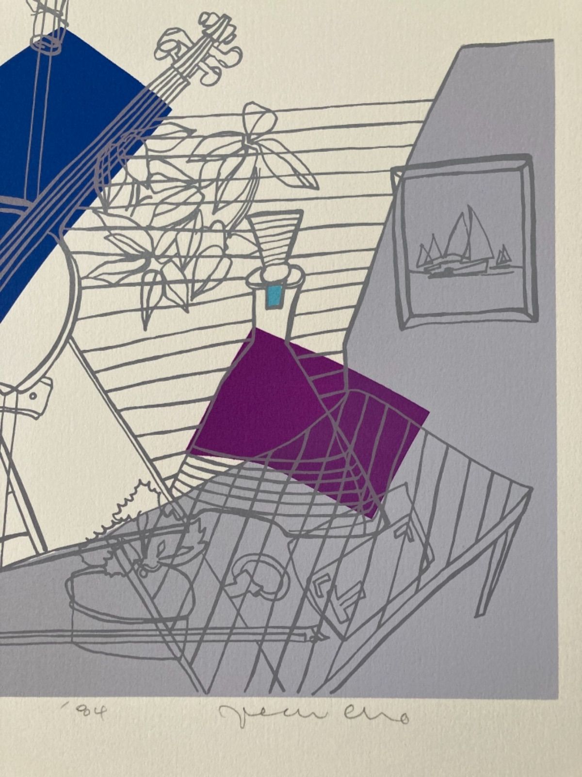 限定22枚 貴重 ジニー・キム シルクスクリーン コラージュ 版画 SC11