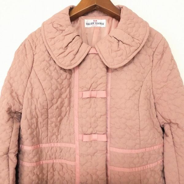 wnc ギャラリービスコンティ GALLERY VISCONTI コート 2 ピンク 中綿