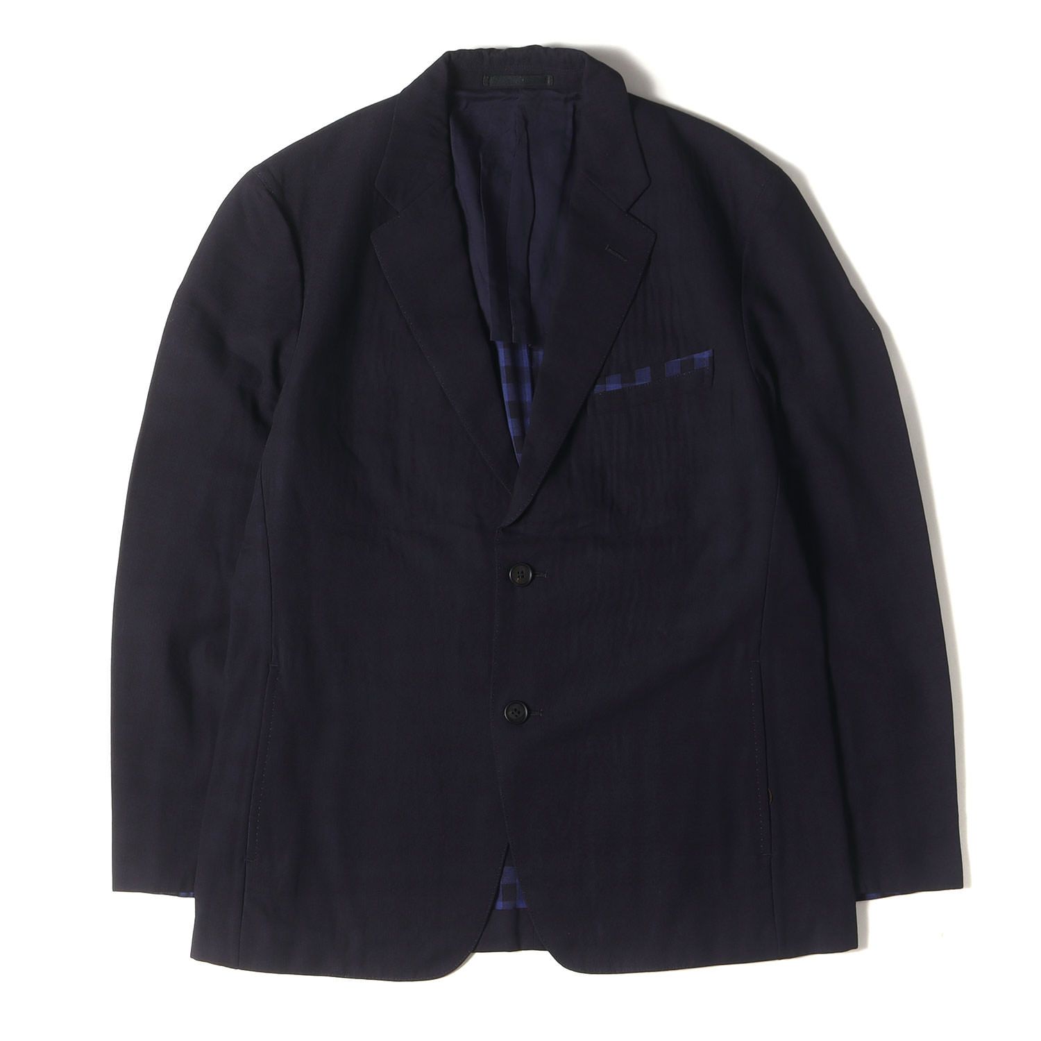 美品】ISSEY MIYAKE イッセイミヤケ ジャケット ネイビー 紺