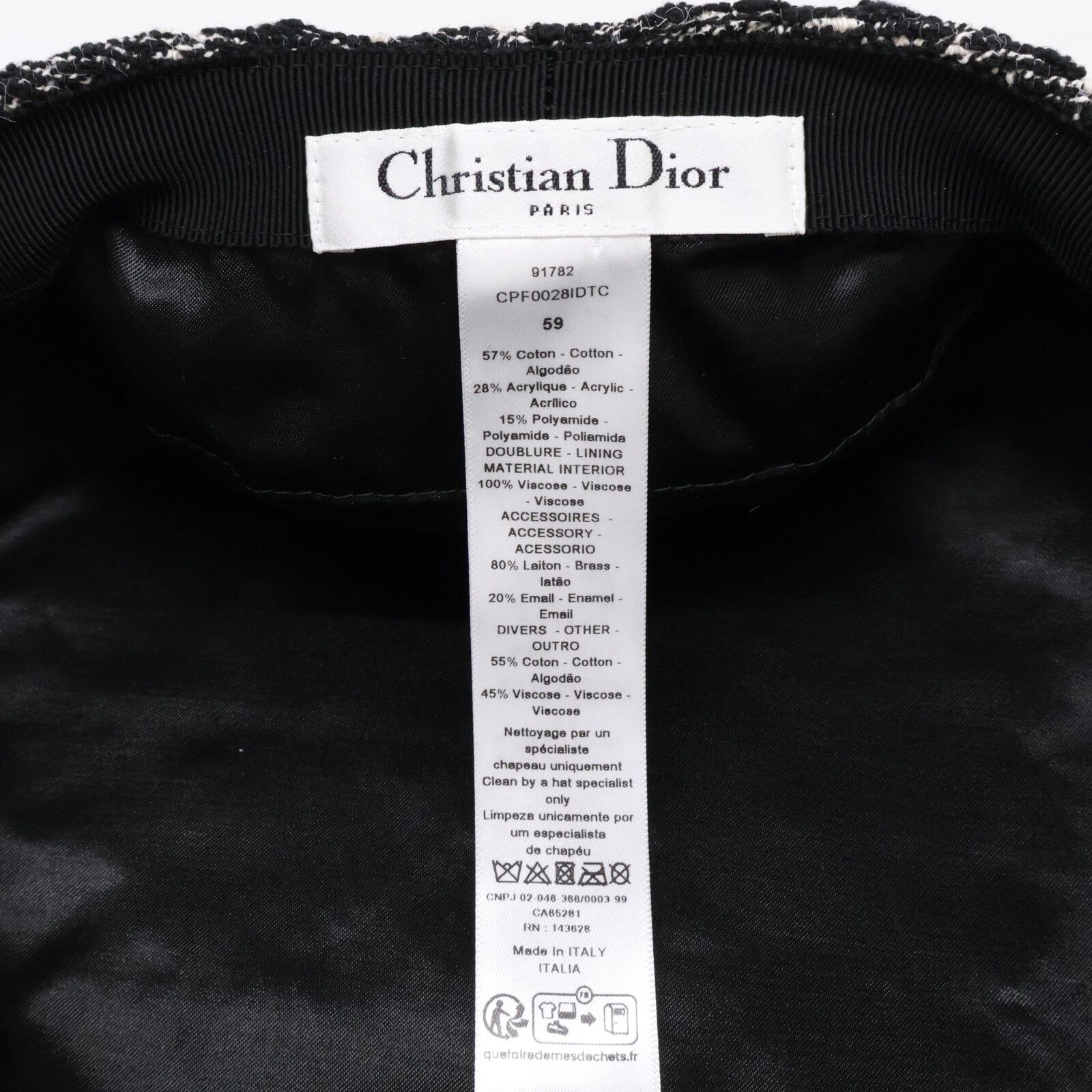 DIOR ディオール 【美品】CPF0028IDTC_C920 Dior Travel カナージュ  