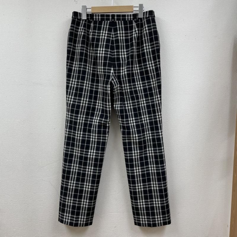 Burberry London バーバリーロンドン パンツ ワークパンツ ペインターパンツ 三陽商会 ストレッチパンツ クロップド丈 チェック 美脚 ストレート ワイド サイズ15