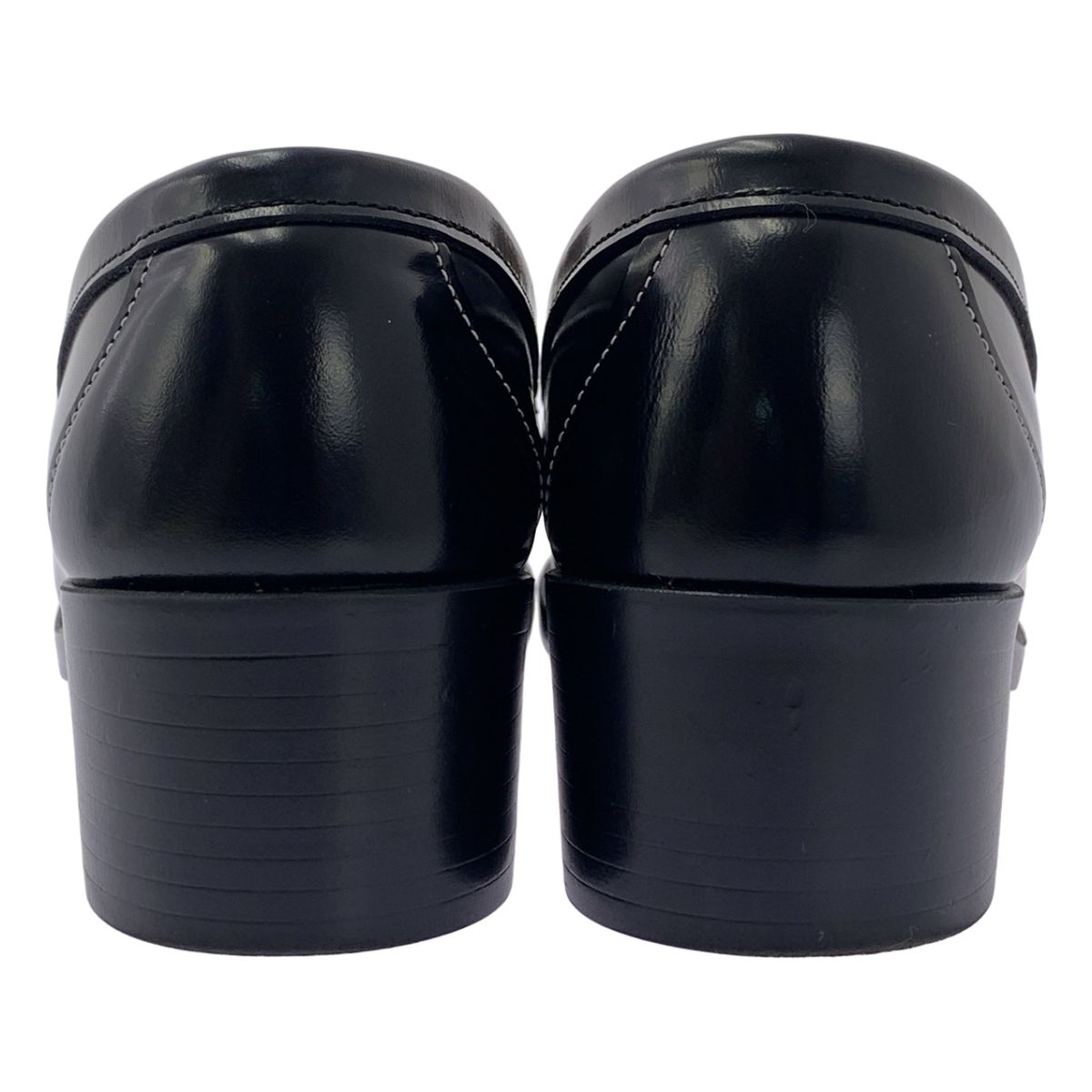 SIIILON HARUTA 黒Lucy ローファー　24cm(24EEE) SIIILON HARUTA 黒Lucy ローファー24cm(24EEE)