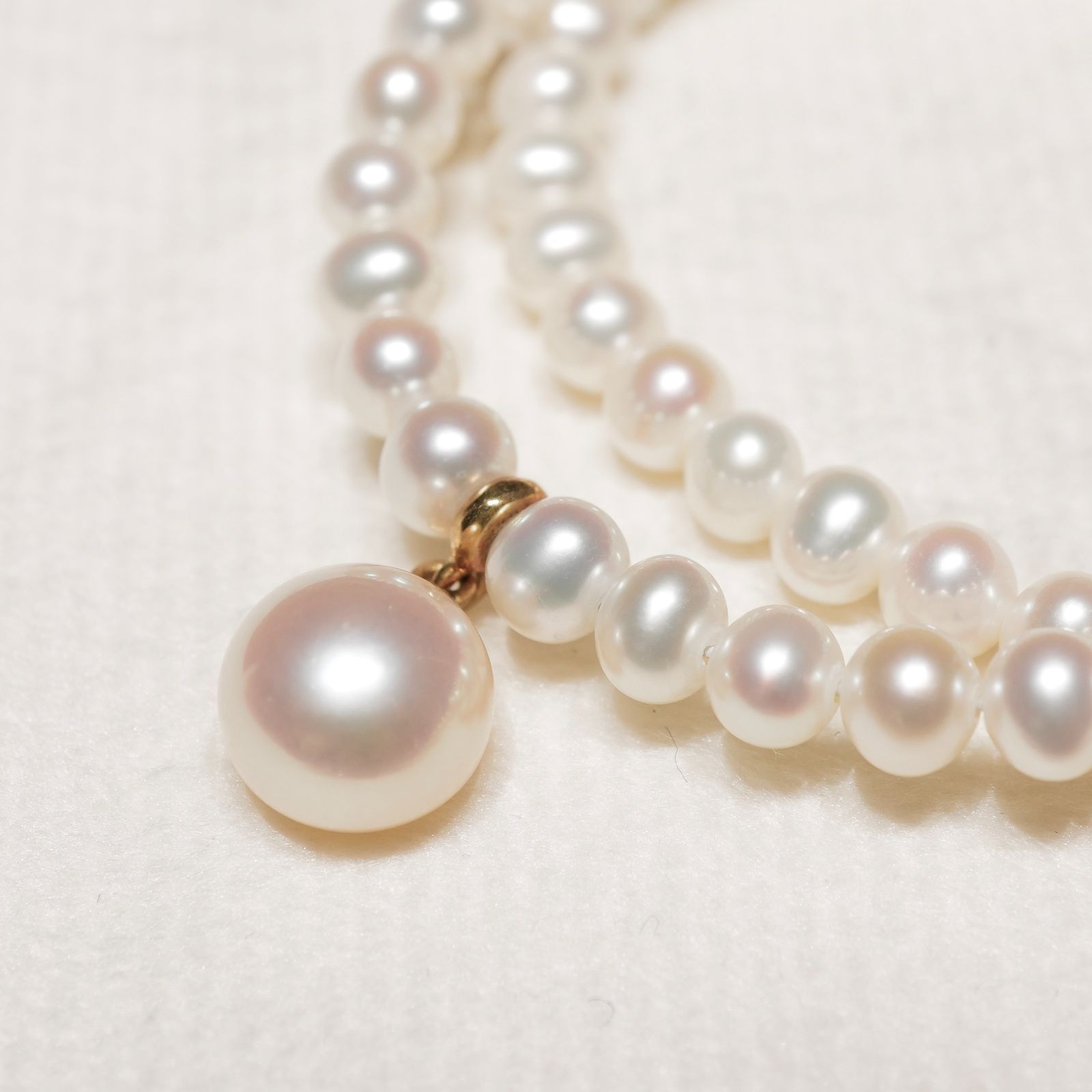 ミキモトペルリータ K18 ベビーパール ネックレス 真珠/24-5422M