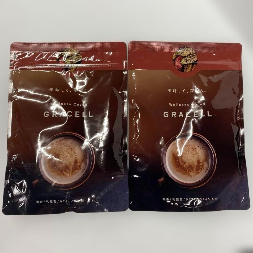 GRACELL グレイセル ココア2点セット GRACELL ウェルネスココア 3袋