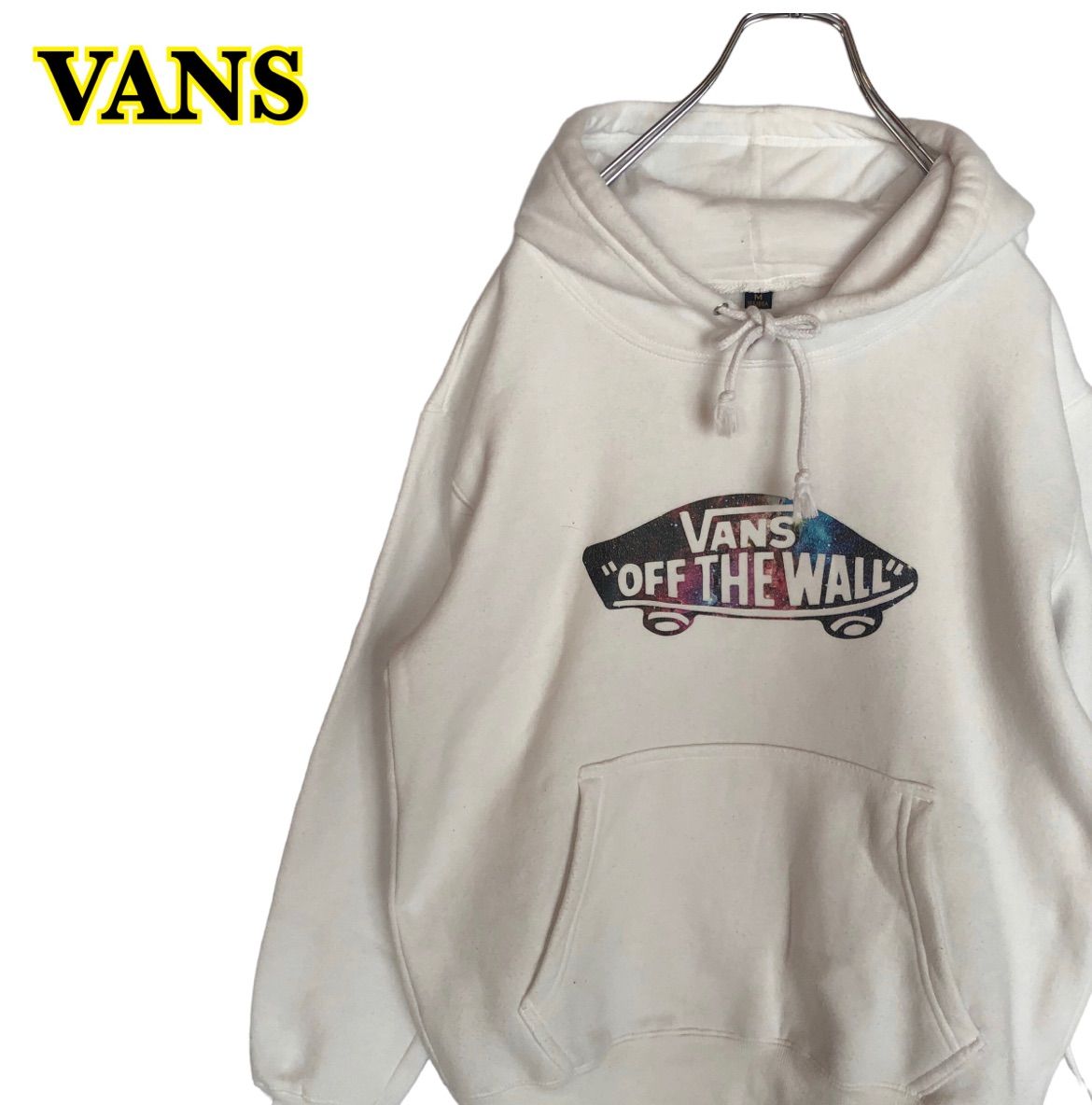 比較 VANS パーカー 白 Mサイズ - メンズ