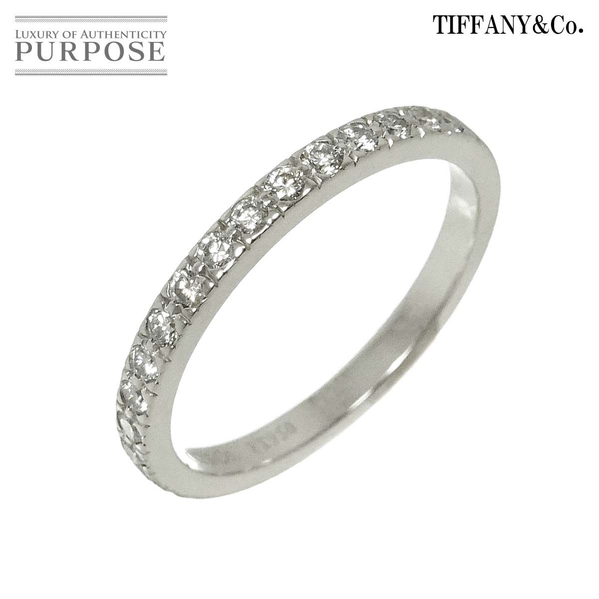 ティファニー　ノヴォ　ハーフエタニティー　プラチナ　9号 TIFFANY&Co. ティファニー ノヴォ ハーフ エタニティ