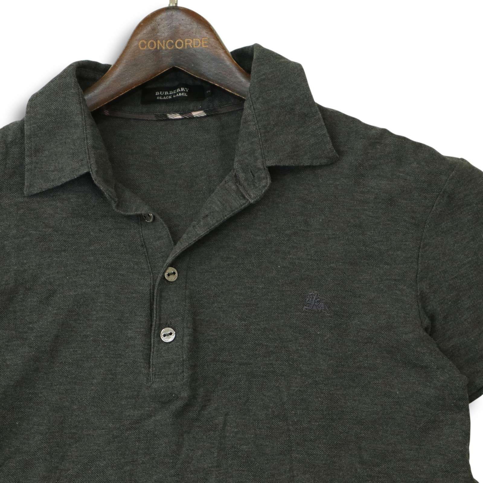 BURBERRY BLACK LABEL バーバリー ブラックレーベル 春夏☆ ホース刺繍